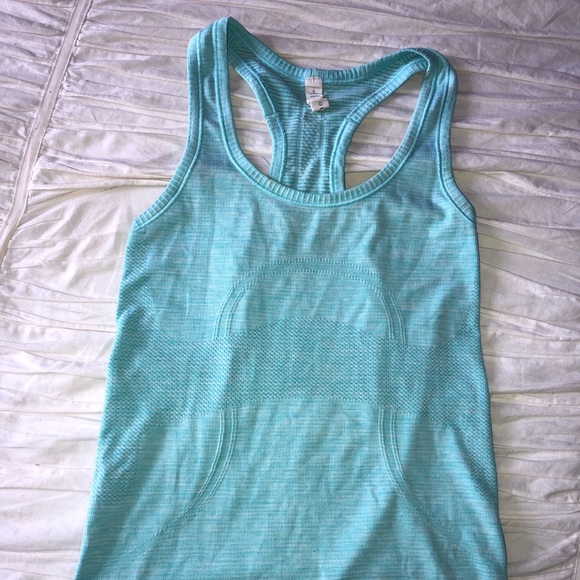 lululemon athletica Tops - Aqua blue lululemon tank
